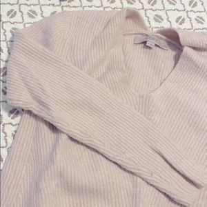 Light pink sweater shirt